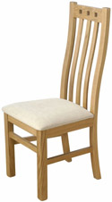 CH18 Oak High Back Side Chair