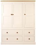 UT05 3 Door Combination wardrobe, 4 Draw