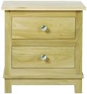 EK114 Two Drawer Bedside